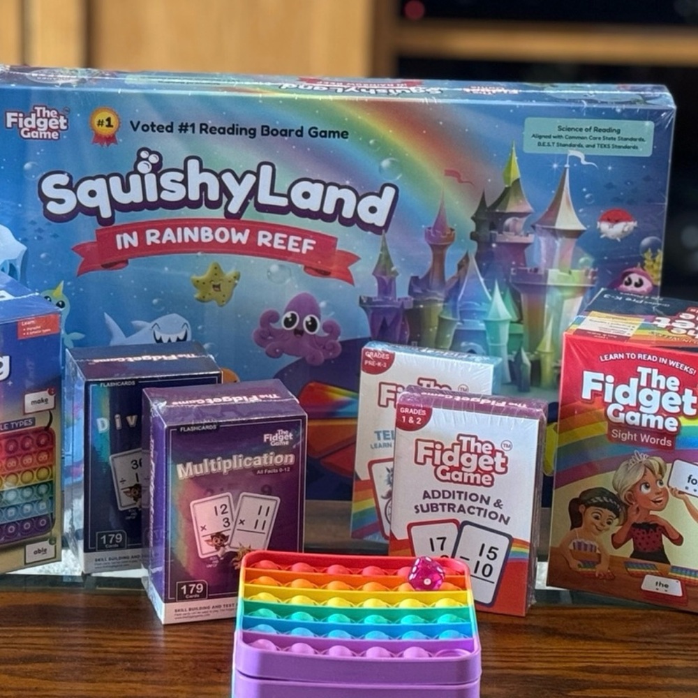Squishyland Rainbow Reef Kids Reading game